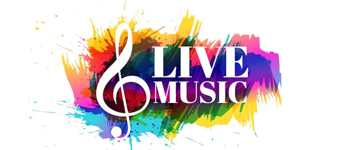 abstract live music poster design